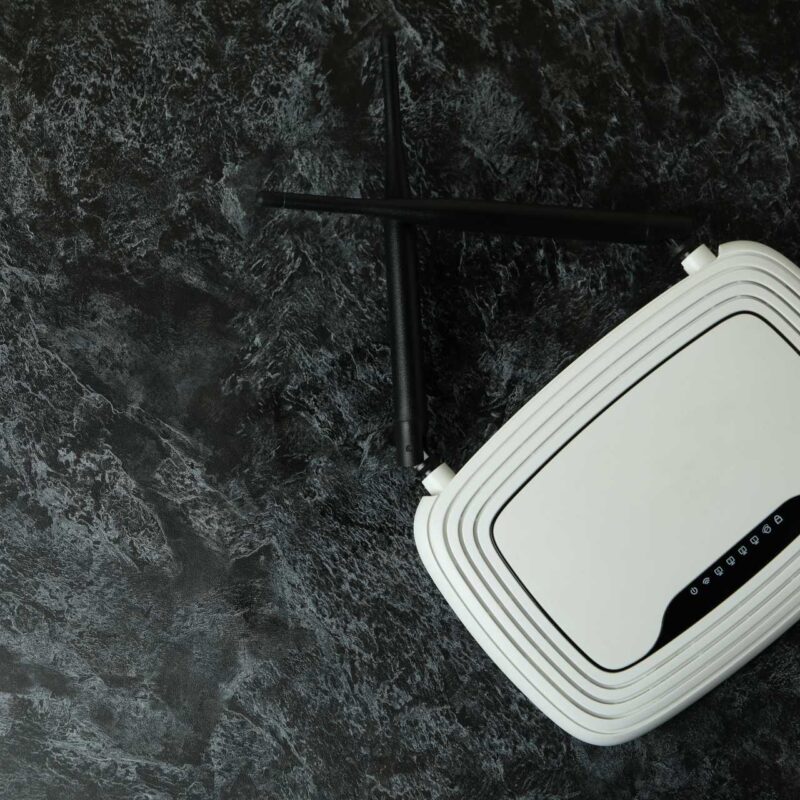 wifi box, about to have oystashell anti ligature cover installed for protection