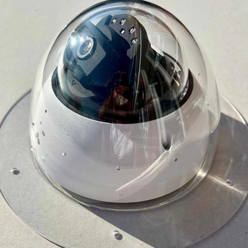 Protective CCTV camera enclosure for dust protection and long-term security infrastructure reliability